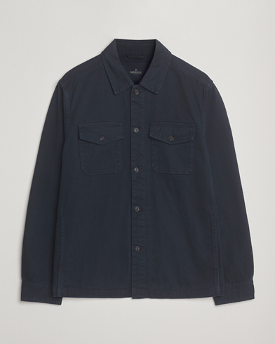 Morris Alain Twill Shirt Jacket Old Blue – Blå