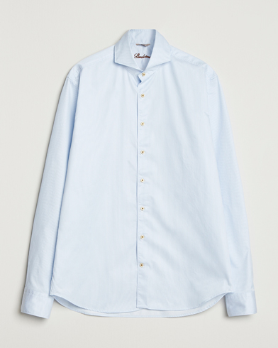 Stenströms Regular Fit Pinstriped Casual Shirt Light Blue – Blå
