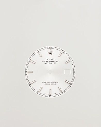 Rolex Pre-Owned Datejust dial, date wheel, hands, 6 ref 36mm