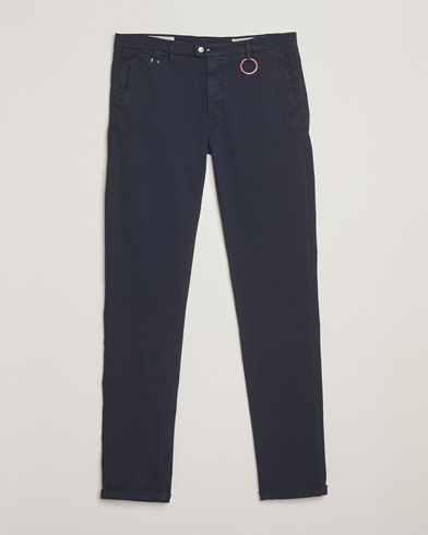 Tramarossa Luis Superstrech Cotton Chino Dark Blu, Herr, Chinos, Blå, Storlek W36