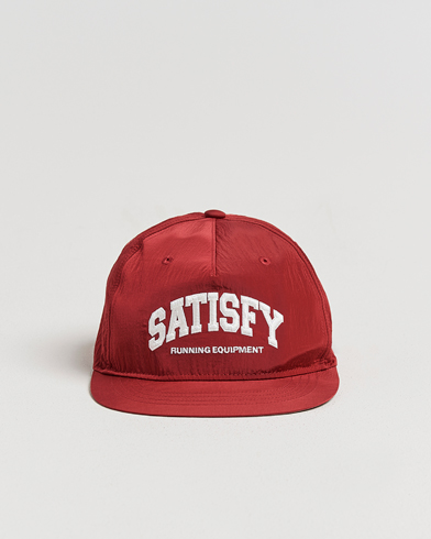 Herr | Satisfy | Satisfy FliteSilk Running Cap Burgundy