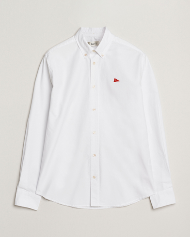 Forét Flag Regular Fit Oxford Shirt White – Vit