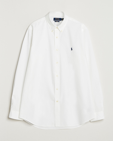 Polo Ralph Lauren Custom Fit Stretch Poplin Shirt White – Vit