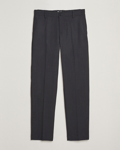 Filippa K Troy Tailored Drawstring Trousers Mid Grey – Grå