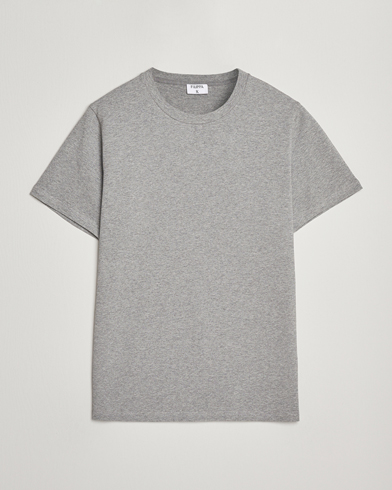 Filippa K Soft Lycra T-Shirt Mid Grey Melange – Grå