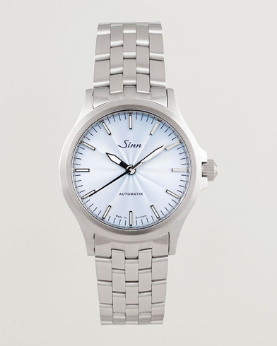 Sinn 556 Stainless Steel Watch 38,5mm Ice Blue – Blå
