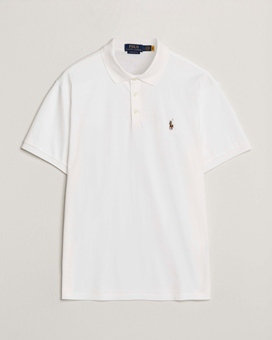 Polo Ralph Lauren Custom Slim Fit Cotton Polo White – Vit
