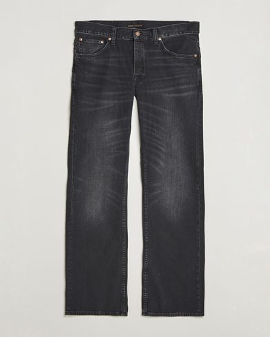 Nudie Jeans Flare Glenn Jeans Black Storm – Svart