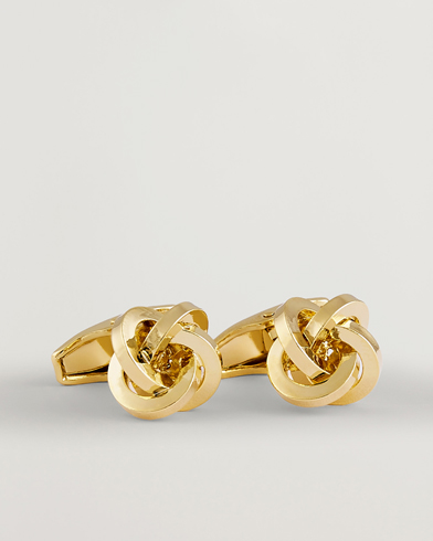 Amanda Christensen Knot Cufflink Gold – Guld