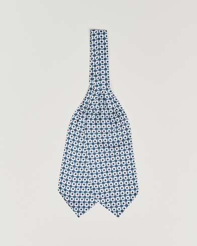 Amanda Christensen Silk Twill Medallion Ascot White – Vit