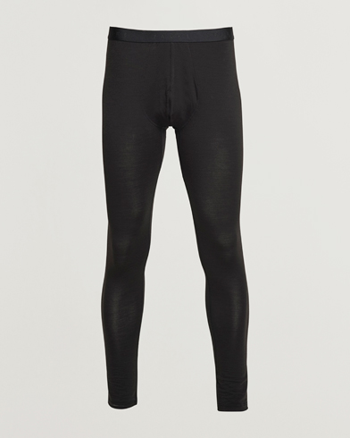 Falke Clima Wool Long Tights Black – Svart