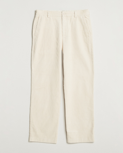 NN07 Paw Relaxed Fit Corduroy Trousers Ivory – Vit