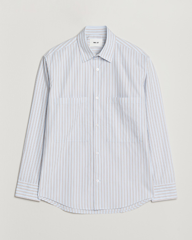 NN07 Freddy Striped Poplin Shirt Multi – Flerfärgad