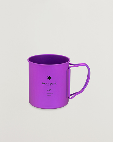 Snow Peak Single Wall Mug 450 Purple Titanium – Lila