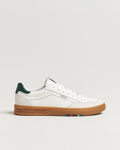 PS Paul Smith Hillstar Leather/Suede Sneaker White – Vit