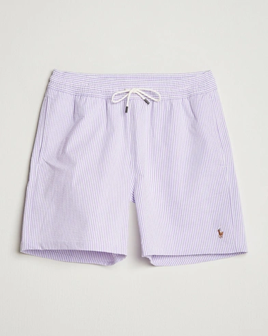 Polo Ralph Lauren Traveler Mid Trunk Seersucker Sky Levander – Lila