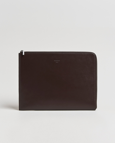 Herr | Tiger of Sweden | Tiger of Sweden Vitama Leather Portfolio Dark Brown