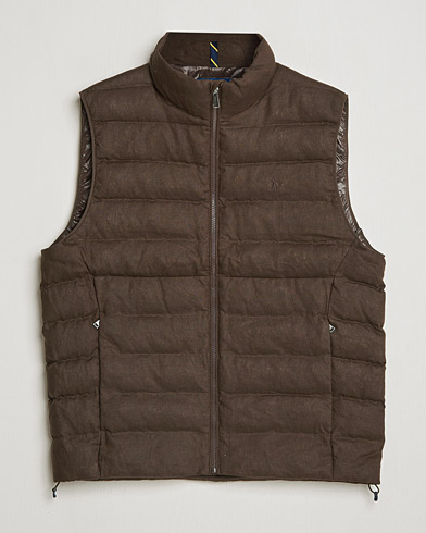 Polo Ralph Lauren Colden Vest Nutmeg Brown – Brun