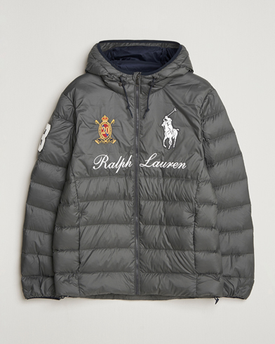 Polo Ralph Lauren Colden Snow Polo Hodded Jacket Charcoal Grey – Grå