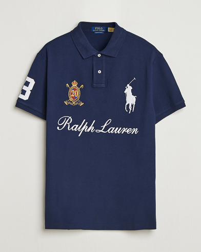 Polo Ralph Lauren Custom Slim Fit Big Pony Polo Cruise Navy – Blå