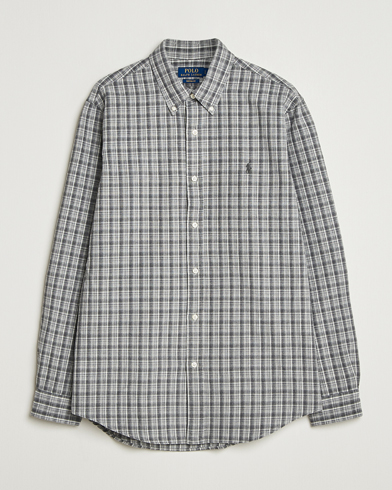 Polo Ralph Lauren Custom Fit Checked Shirt Grey Heather Multi – Flerfärgad