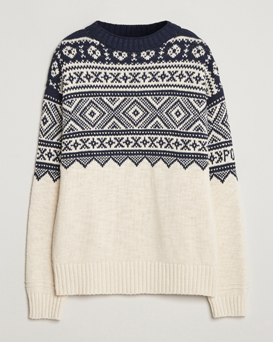 Polo Ralph Lauren Cotton/Cashmere Sweater Cream Combo – Vit