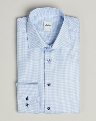 Stenströms Regular Fit Contrast Shirt Light Blue – Blå