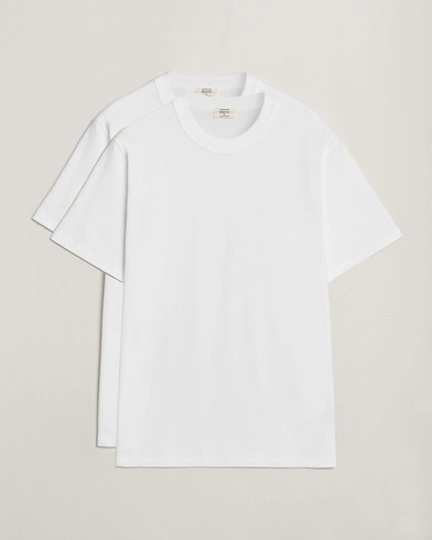 Armor Lux for Care of Carl 2-Pack Heritage Callac T-Shirt White/White – Vit