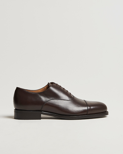 Oscar Jacobson Oxford Shoes Dark Mud Brown – Brun