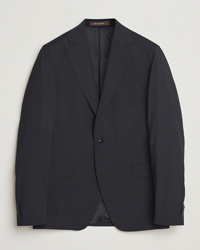 Oscar Jacobson Ego Wool Blend Blazer Black – Svart
