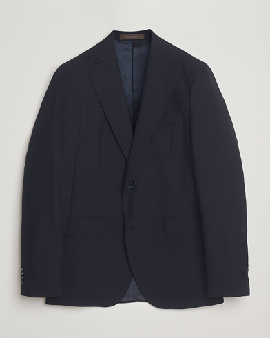 Oscar Jacobson Ego Wool Blazer Navy – Blå