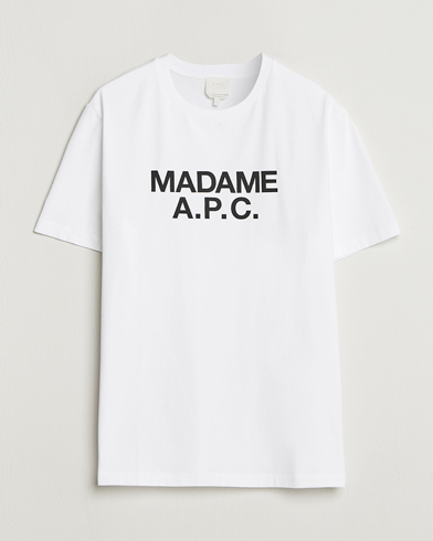 A.P.C. Madame T-Shirt White – Vit