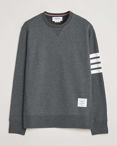 Thom Browne Classic 4 Bar Loopback Sweatshirt Dark Grey – Grå
