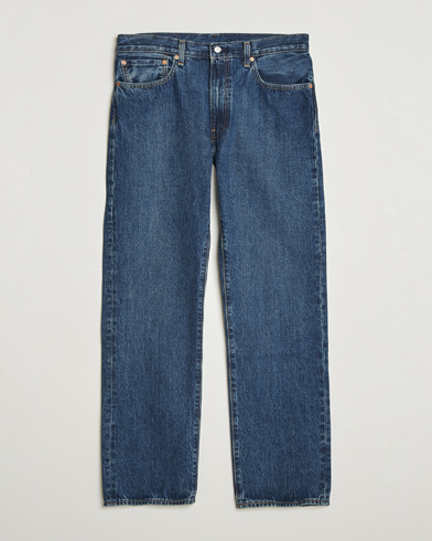 Levi's 555 Relaxed Straight Jeans Check The Score – Blå