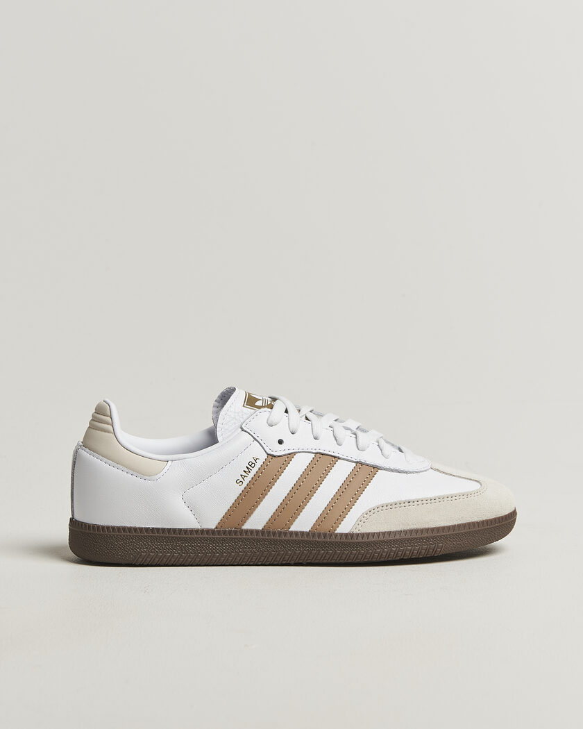adidas Originals Samba OG Sneaker White/Brown – Vit