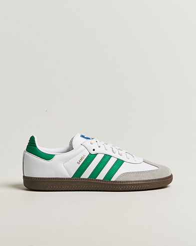adidas Originals Samba OG Sneaker White/Green – Vit