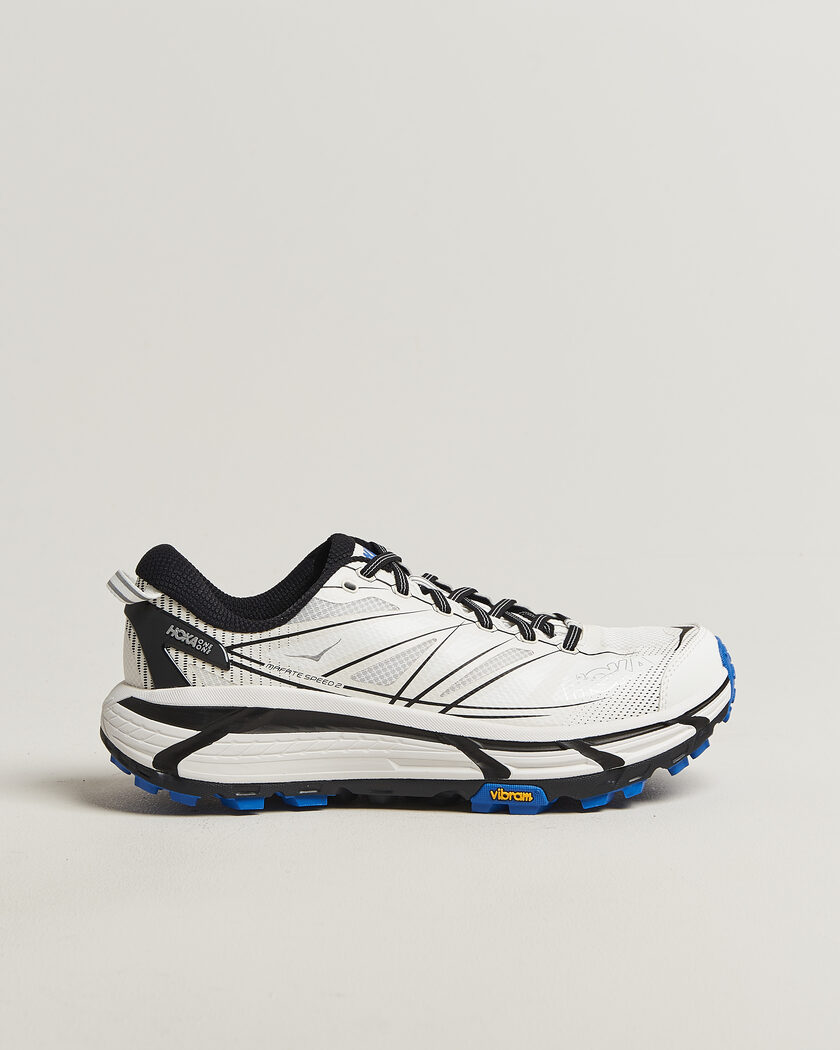 Hoka Mafate Speed 2 White/Cobalt Blue – Vit