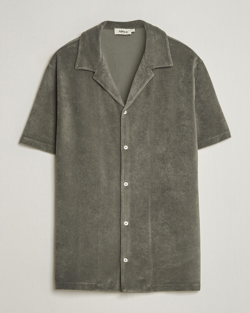 Altea Terry Bowling Shirt Olive – Grön