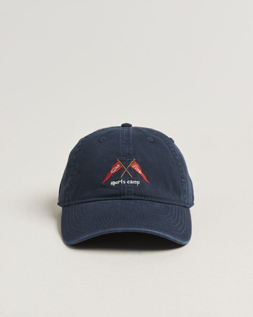 Forét Pennant Washed Cap Navy – Blå