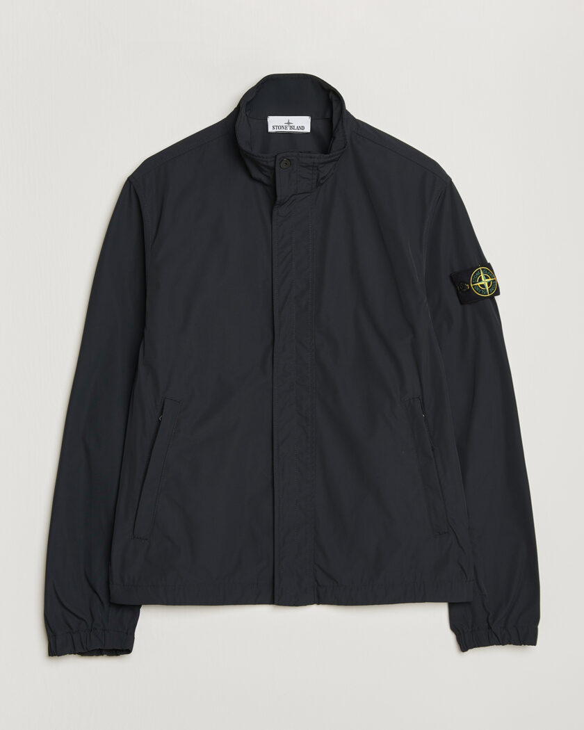 Stone Island Micro Twill Stand Collar Jacket Black – Svart