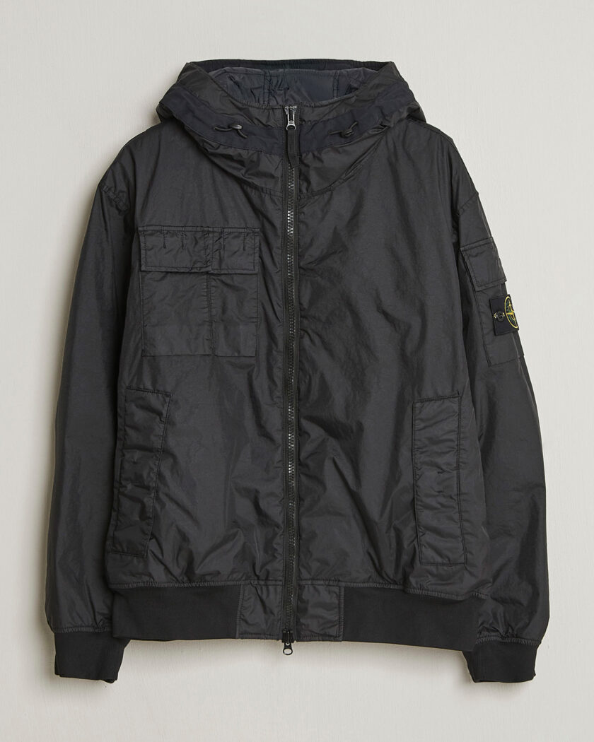 Stone Island Membrana 3L Hood Jacket Black – Svart