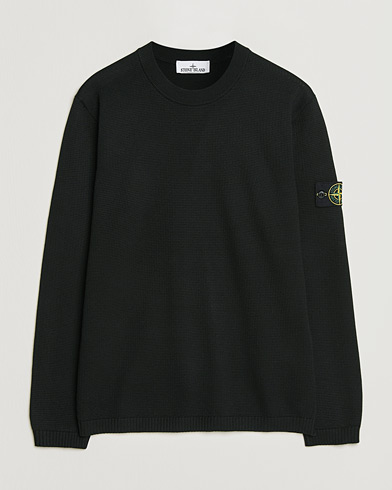 Stone Island Micro Stitch Soft Organic Cotton Crewneck Black – Svart