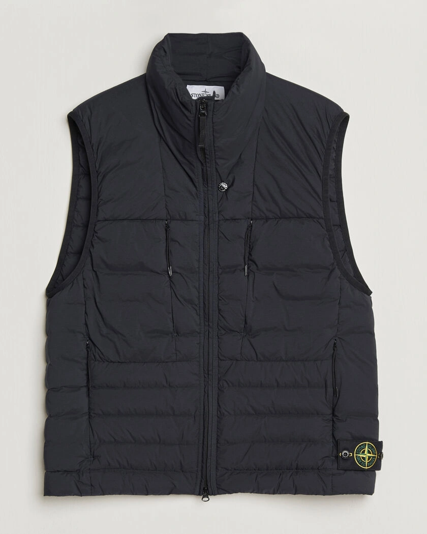 Stone Island Nylon Down Vest Navy – Blå