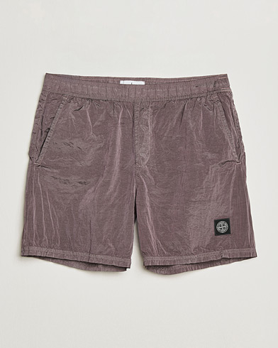 Stone Island Nylon Metal Econyl Swimshorts Purple Grey – Grå