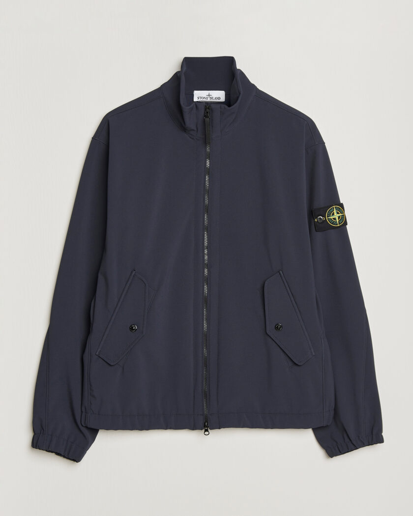 Stone Island Soft Shell Jacket Navy – Blå