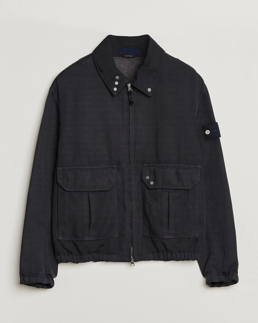 Stone Island Bomber Jacket Navy Blue – Blå