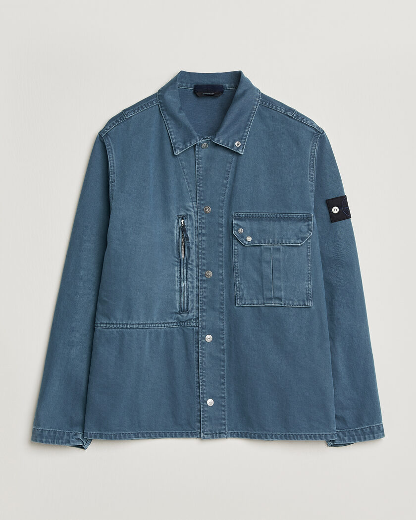 Stone Island Denim Overshirt Indigo – Blå