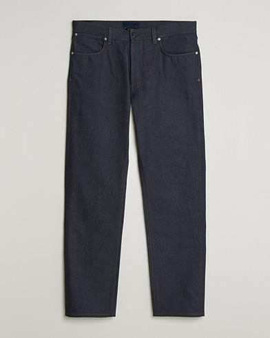 Stone Island Straight Fit Raw Denim Jeans Blue – Blå