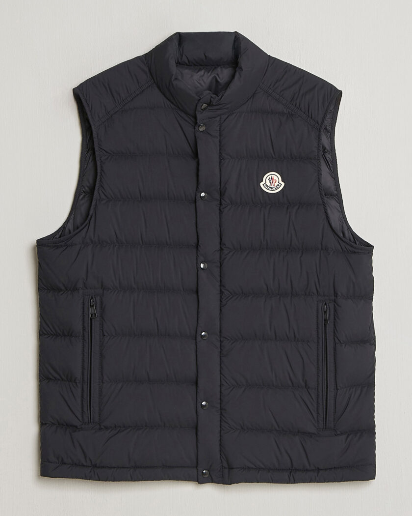 Moncler Barthe Down Vest Black – Svart