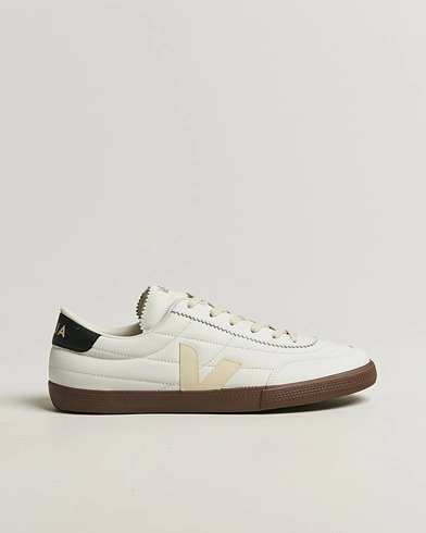 Veja Panenka Leather Sneaker White/Black Bark – Vit